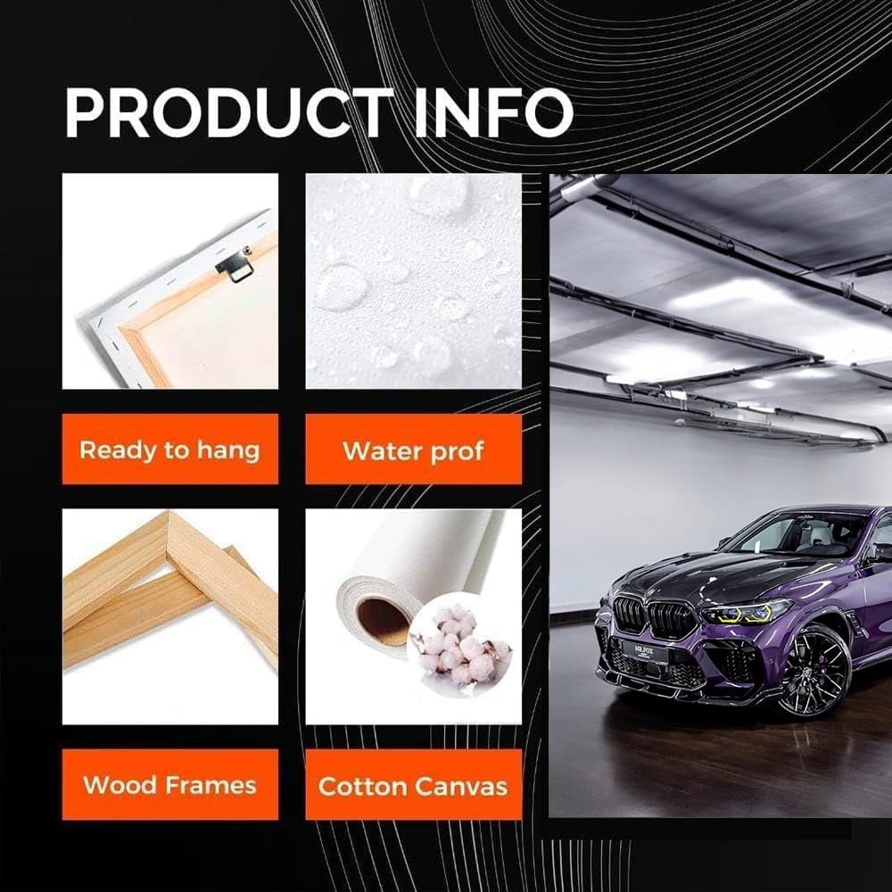 BMW X6 M Competition in Purple - Power Meets Elegance