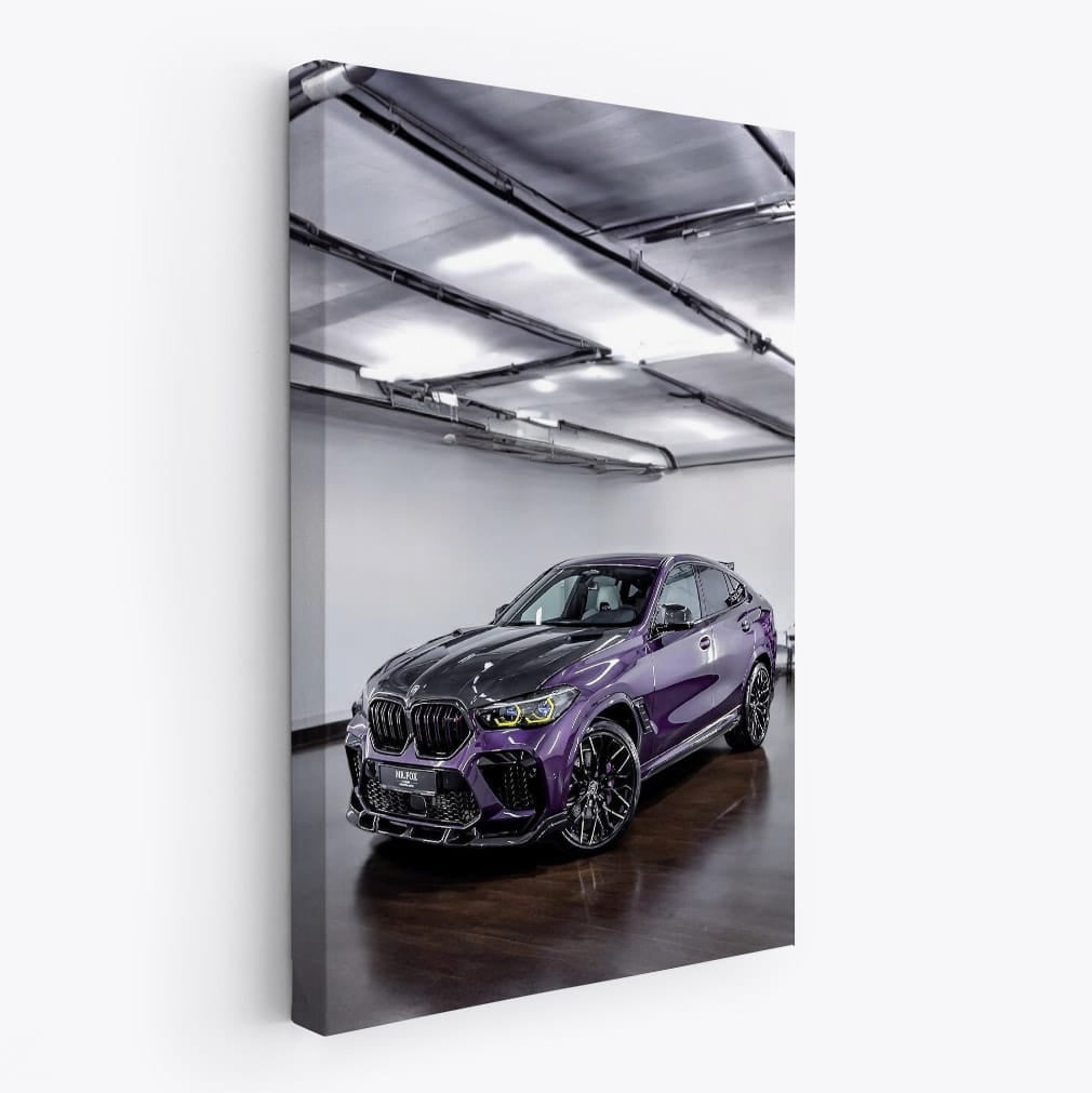 BMW X6 M Competition in Purple - Power Meets Elegance