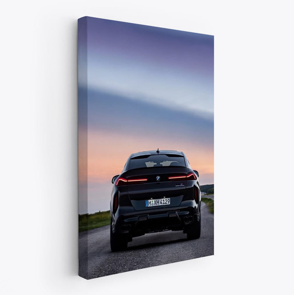 Sleek Black BMW X6 M - Power Meets Luxury