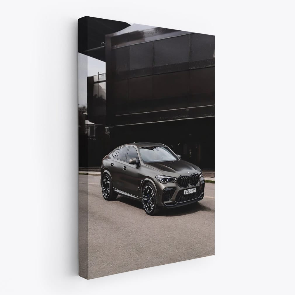 Sleek Black BMW X6 M: Power Meets Elegance in Motion