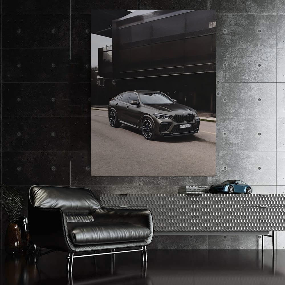 Sleek Black BMW X6 M: Power Meets Elegance in Motion