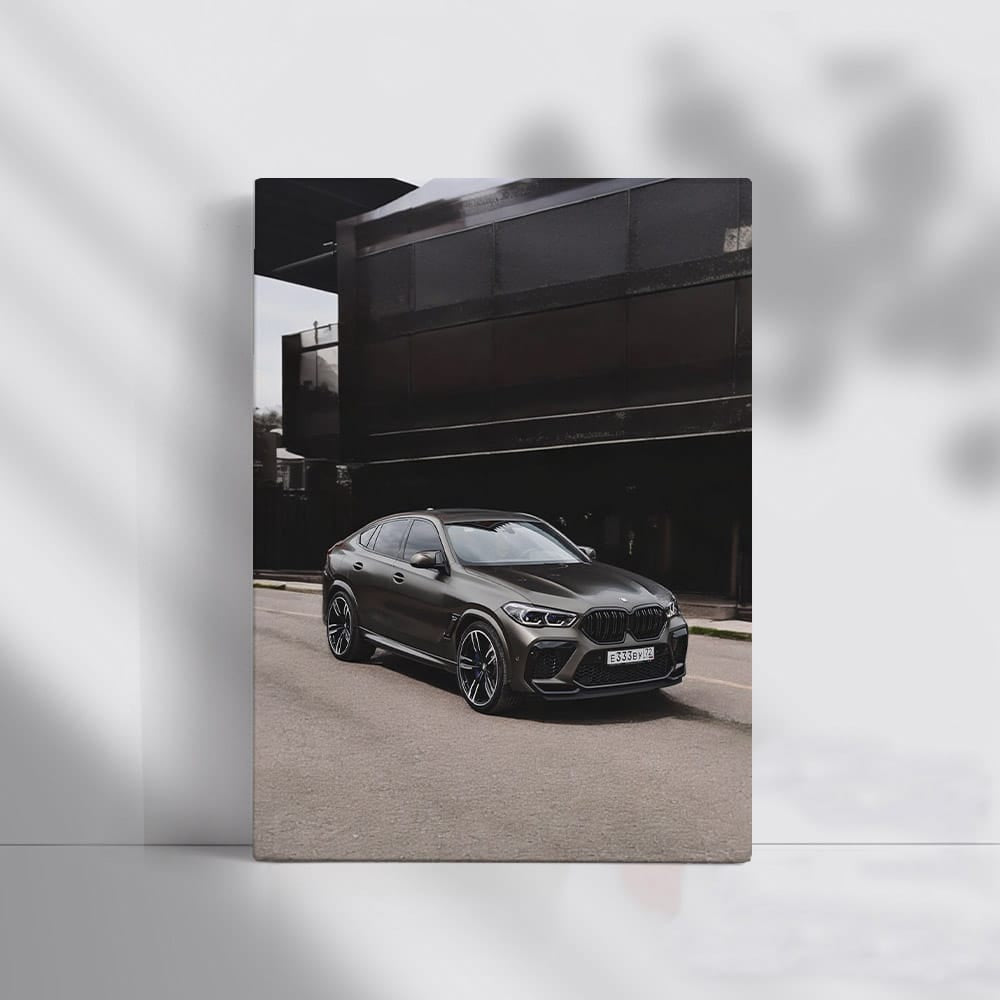 Sleek Black BMW X6 M: Power Meets Elegance in Motion