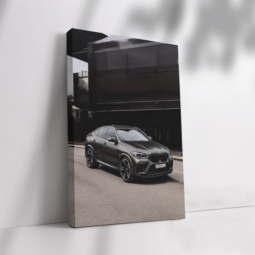Sleek Black BMW X6 M: Power Meets Elegance in Motion