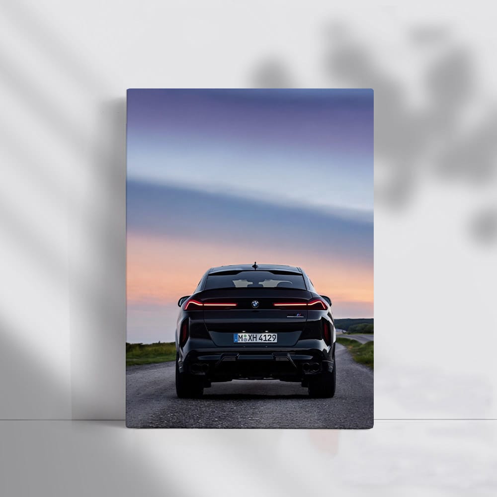 Sleek Black BMW X6 M - Power Meets Luxury