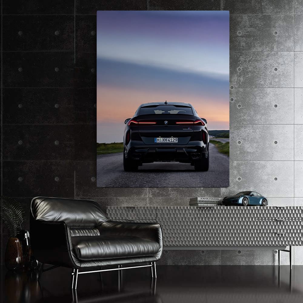 Sleek Black BMW X6 M - Power Meets Luxury