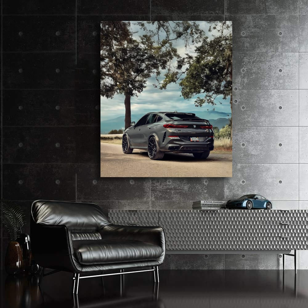 Sleek Grey BMW X6 - Dynamic Power and Elegance