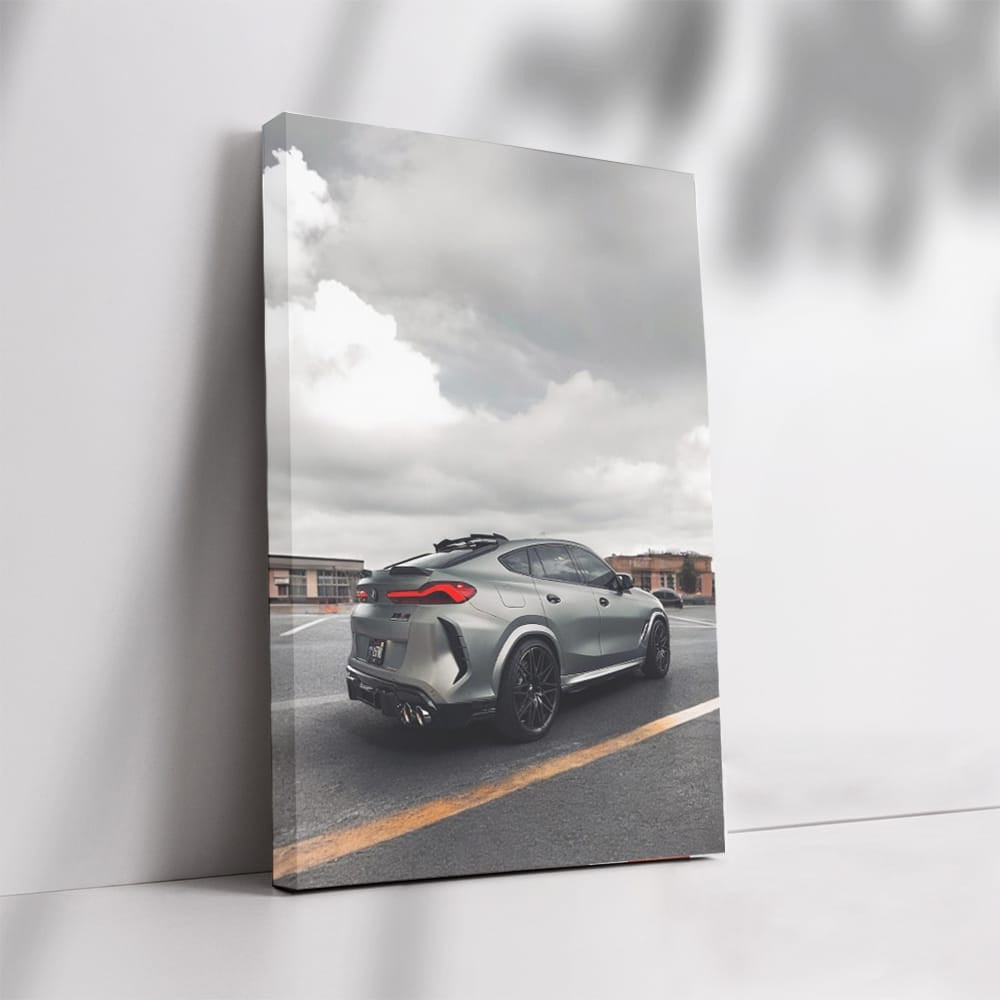 Sleek Grey BMW X6 - Dynamic Elegance in Motion