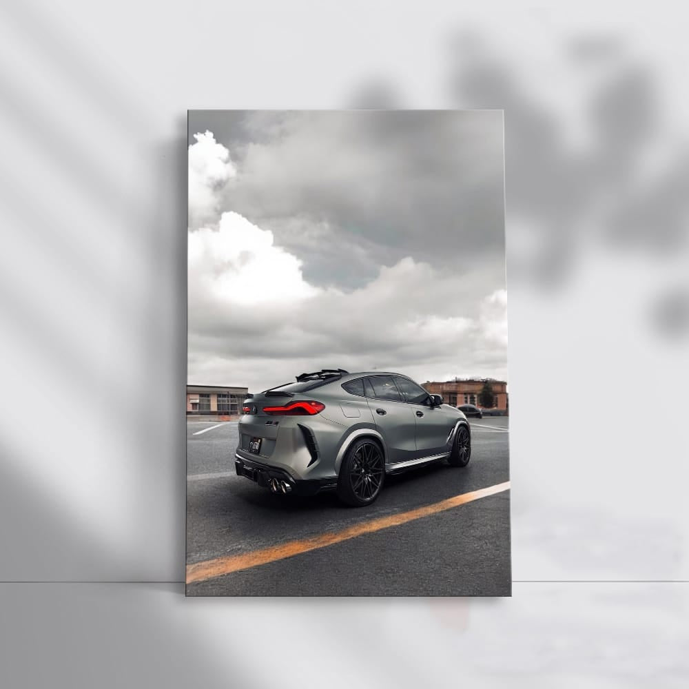 Sleek Grey BMW X6 - Dynamic Elegance in Motion