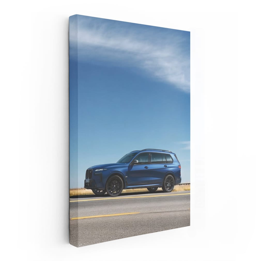 BMW X7 Parked Roadside: Luxury Meets Adventure