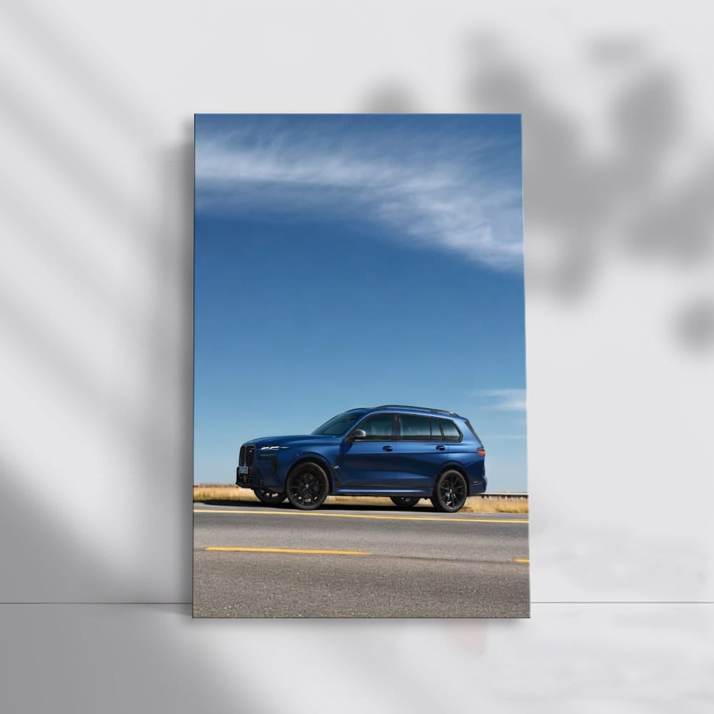BMW X7 Parked Roadside: Luxury Meets Adventure