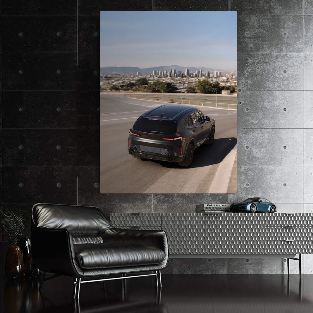 Sleek Black BMW XM: Power and Elegance in Motion