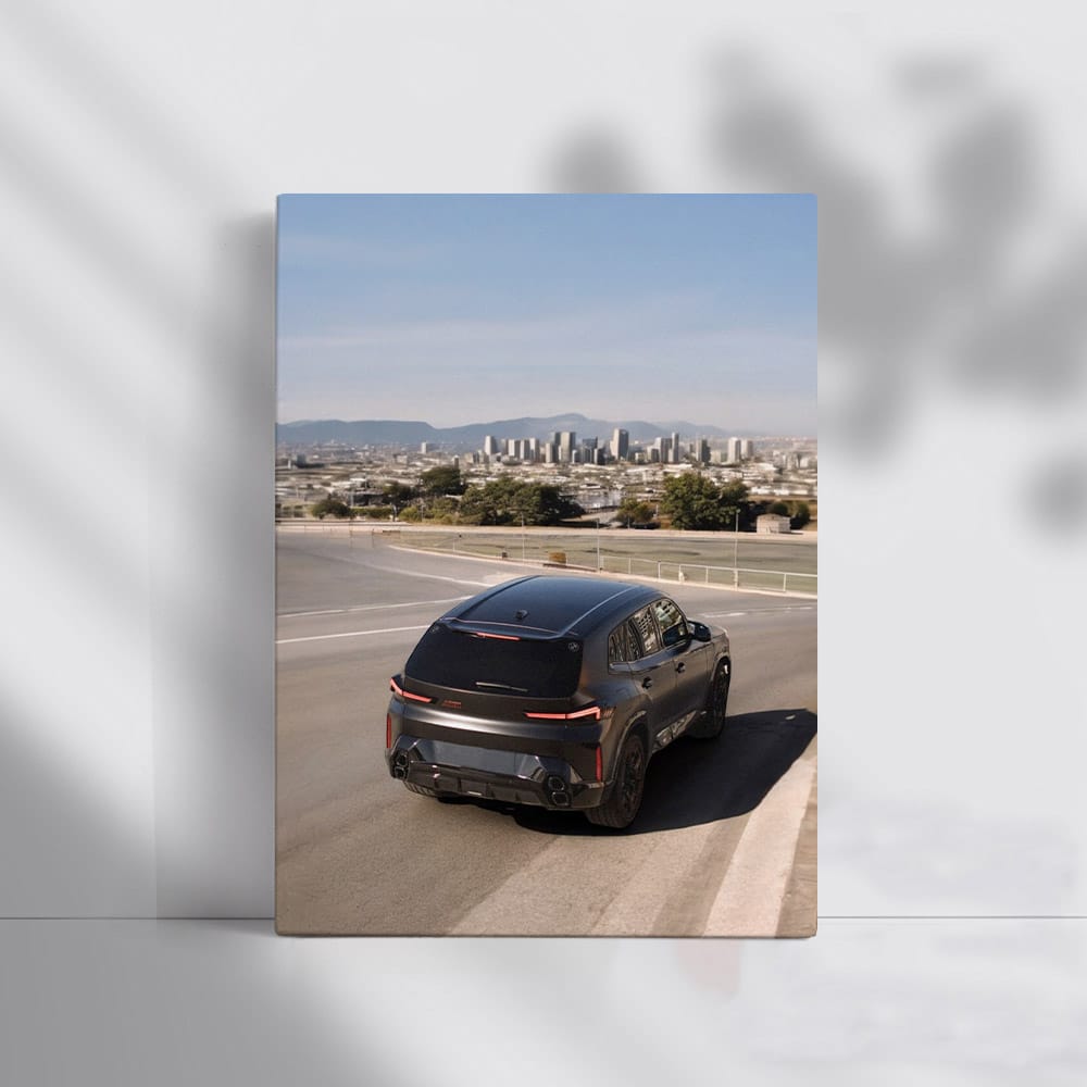 Sleek Black BMW XM: Power and Elegance in Motion