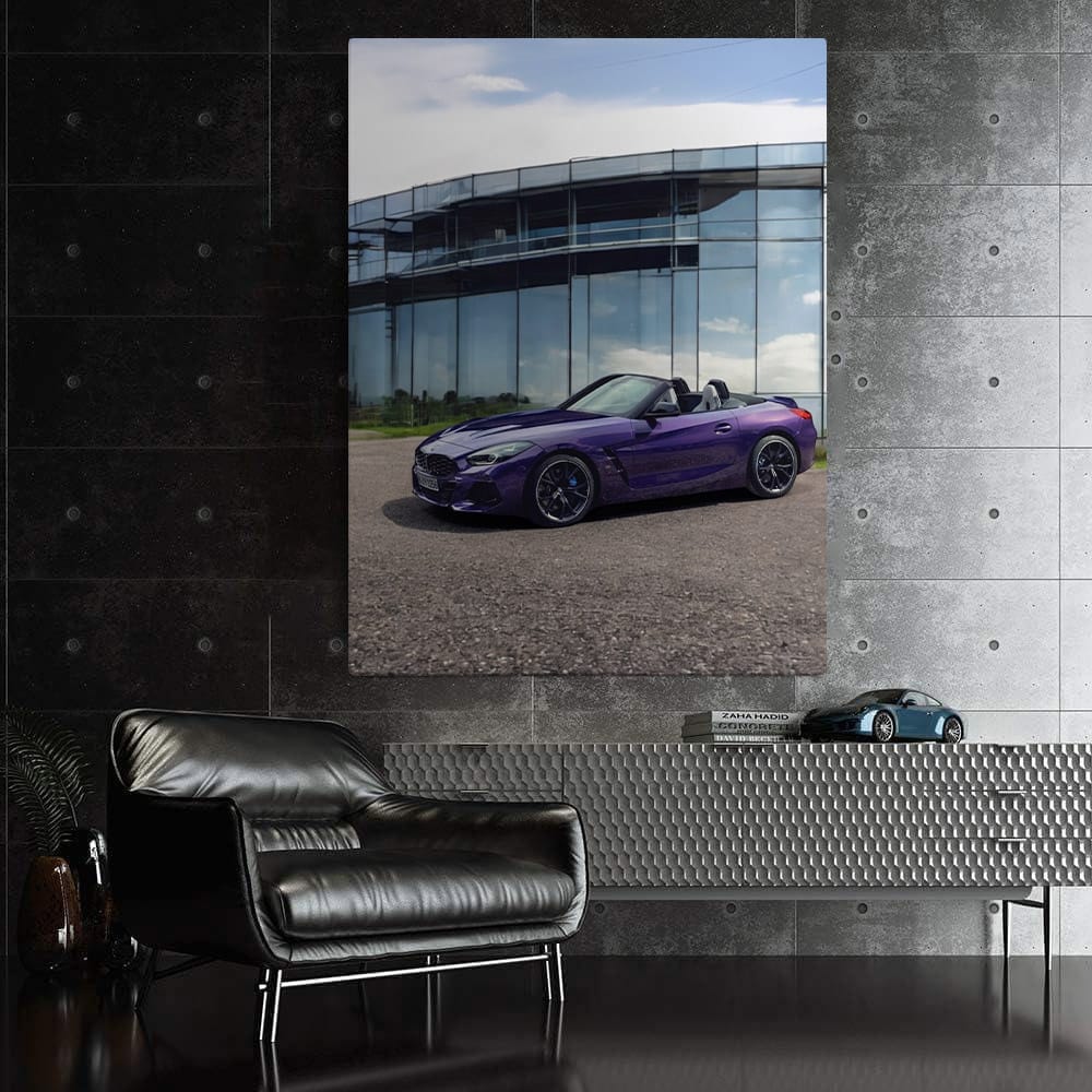 Purple BMW Z4: Sleek Style and Sporty Elegance