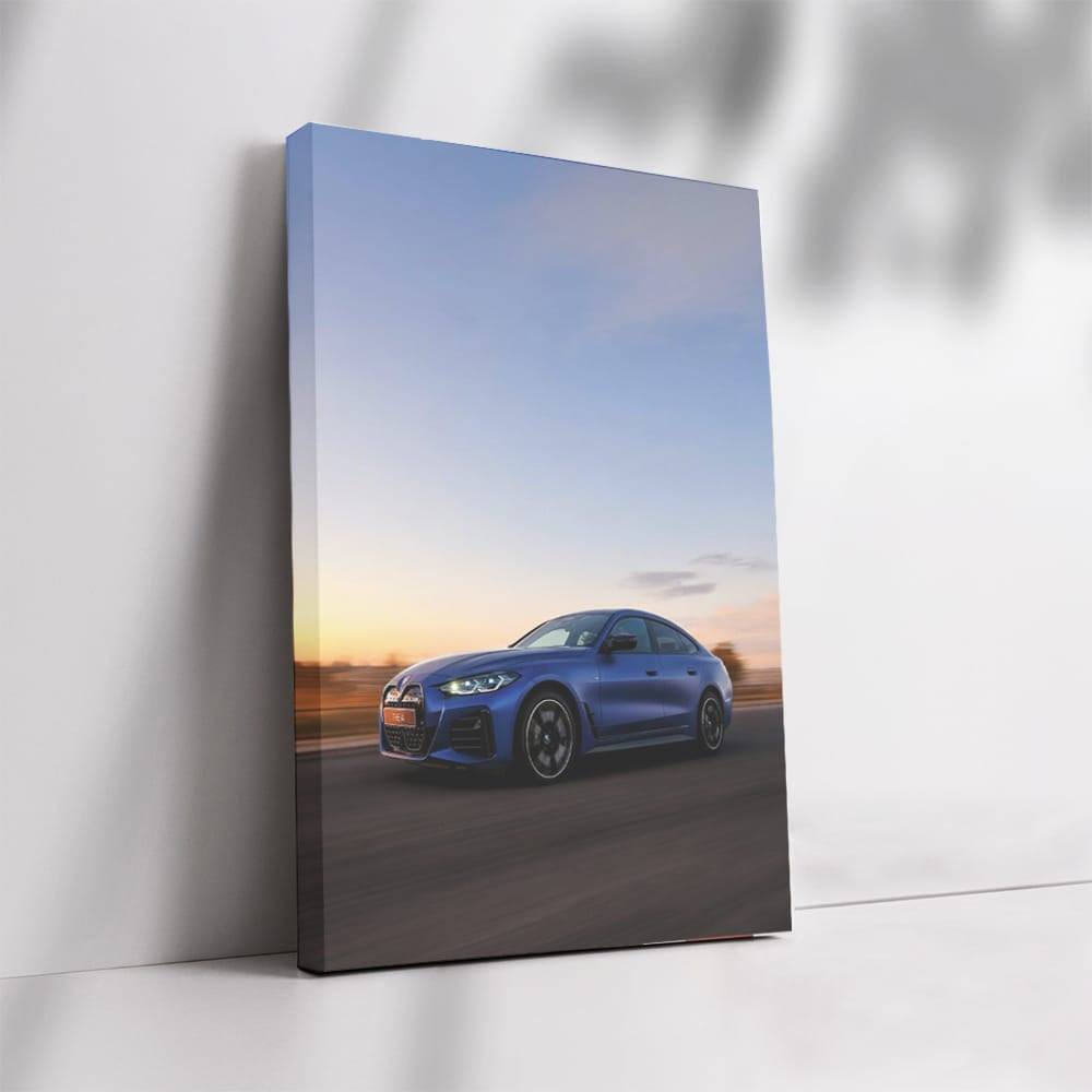 BMW i4 M50 in Motion - Blue Streak of Innovation