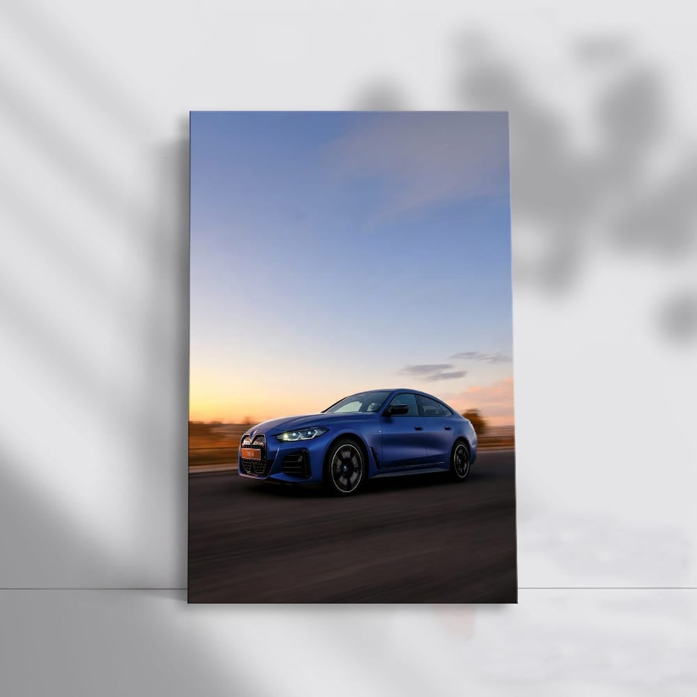 BMW i4 M50 in Motion - Blue Streak of Innovation