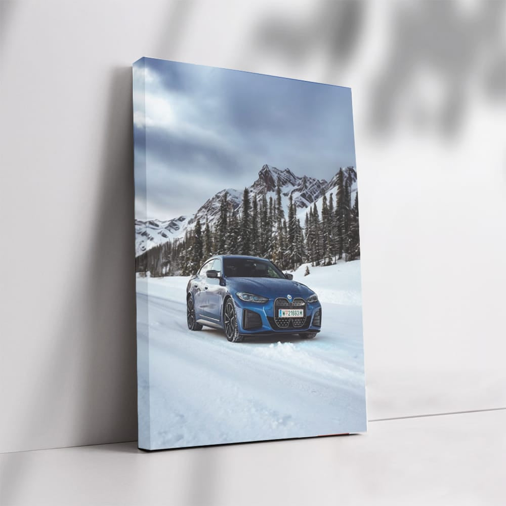 BMW i4 M50 in Blue - Dynamic Elegance in Motion