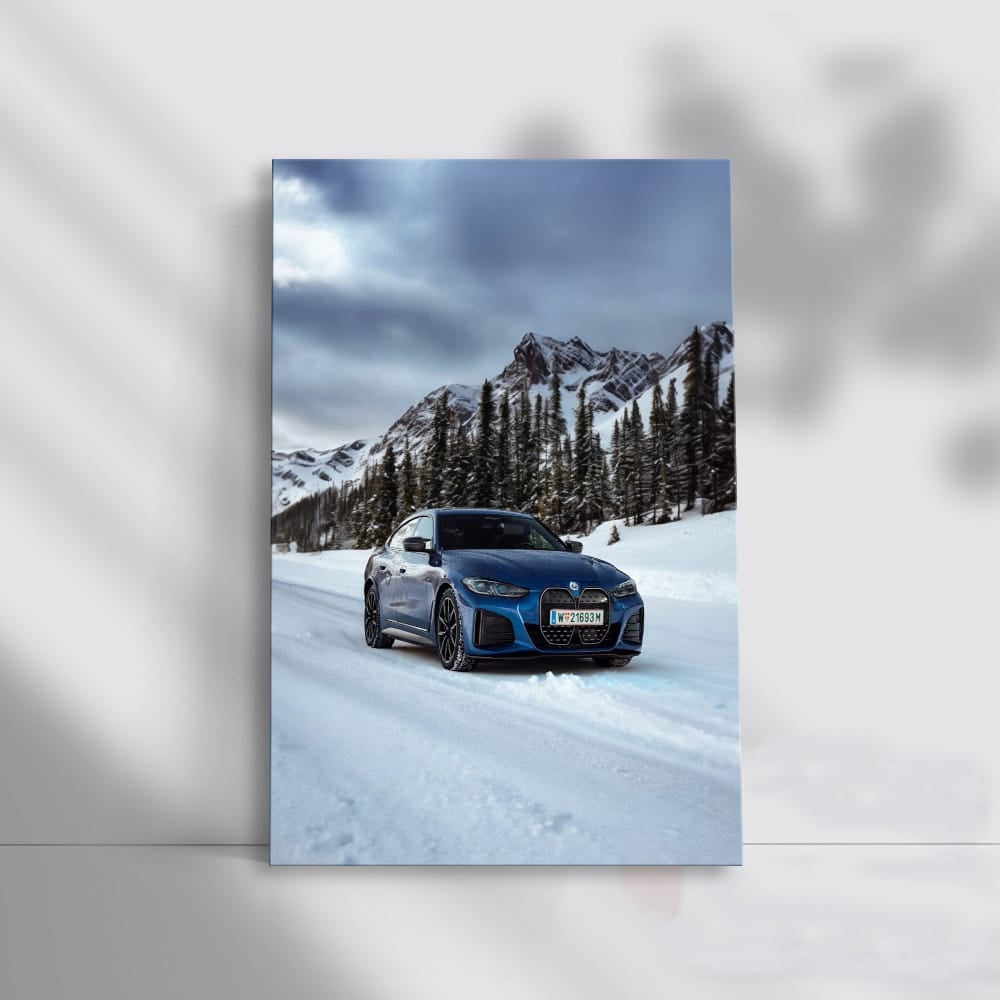 BMW i4 M50 in Blue - Dynamic Elegance in Motion