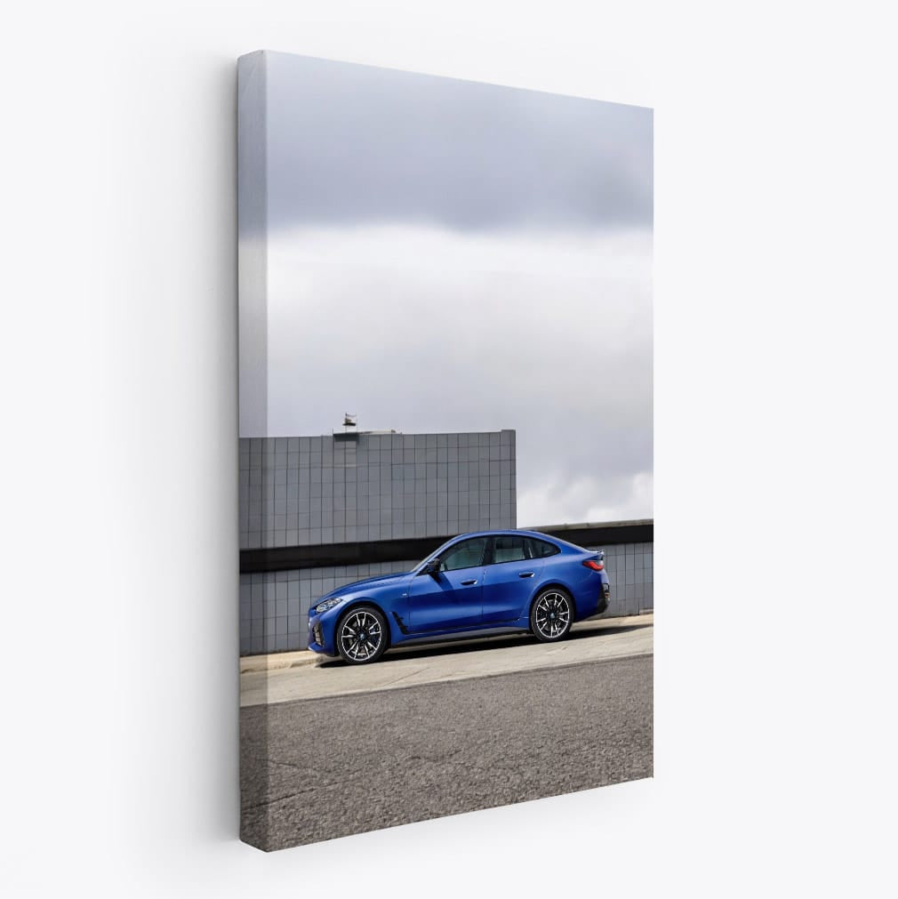 BMW i4 M50 in Blue - Dynamic Elegance in Motion