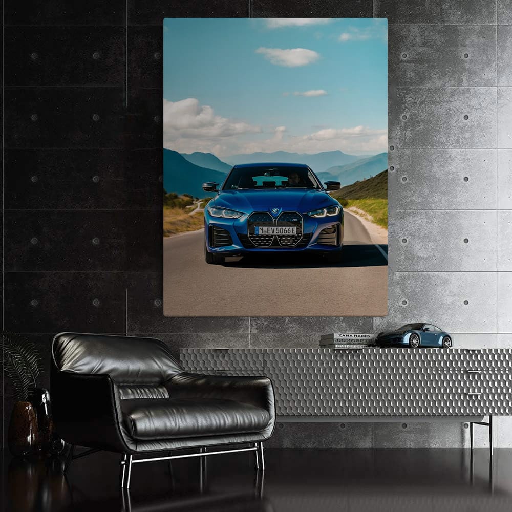 BMW i4 M50 in Blue - Sleek Powerhouse in Motion