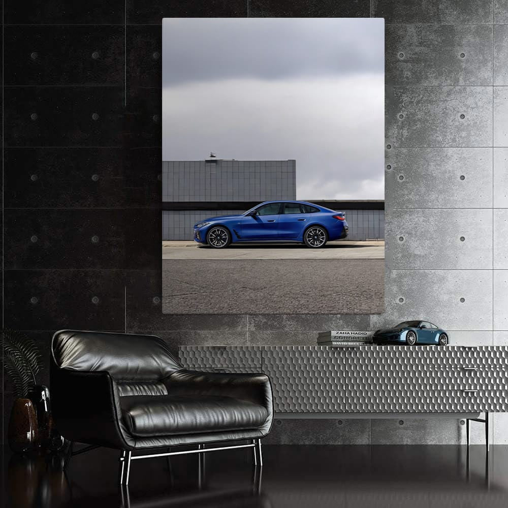 BMW i4 M50 in Blue - Dynamic Elegance in Motion