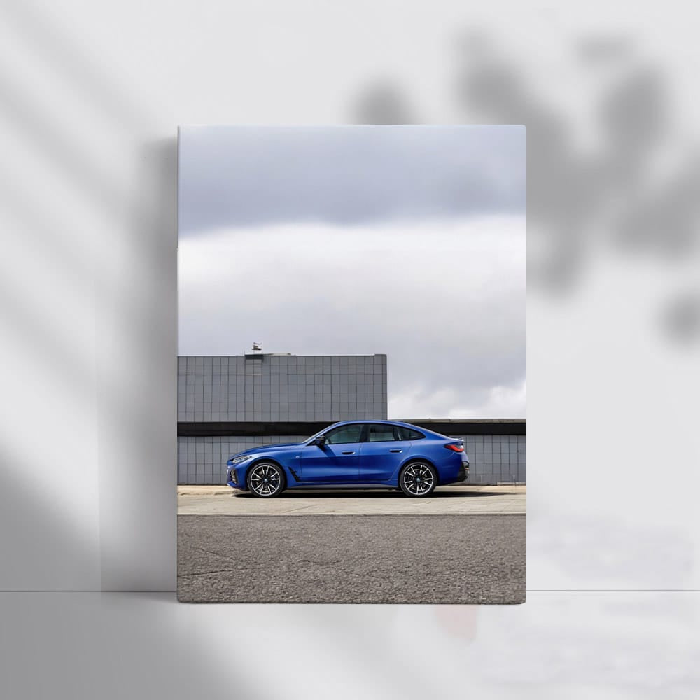 BMW i4 M50 in Blue - Dynamic Elegance in Motion