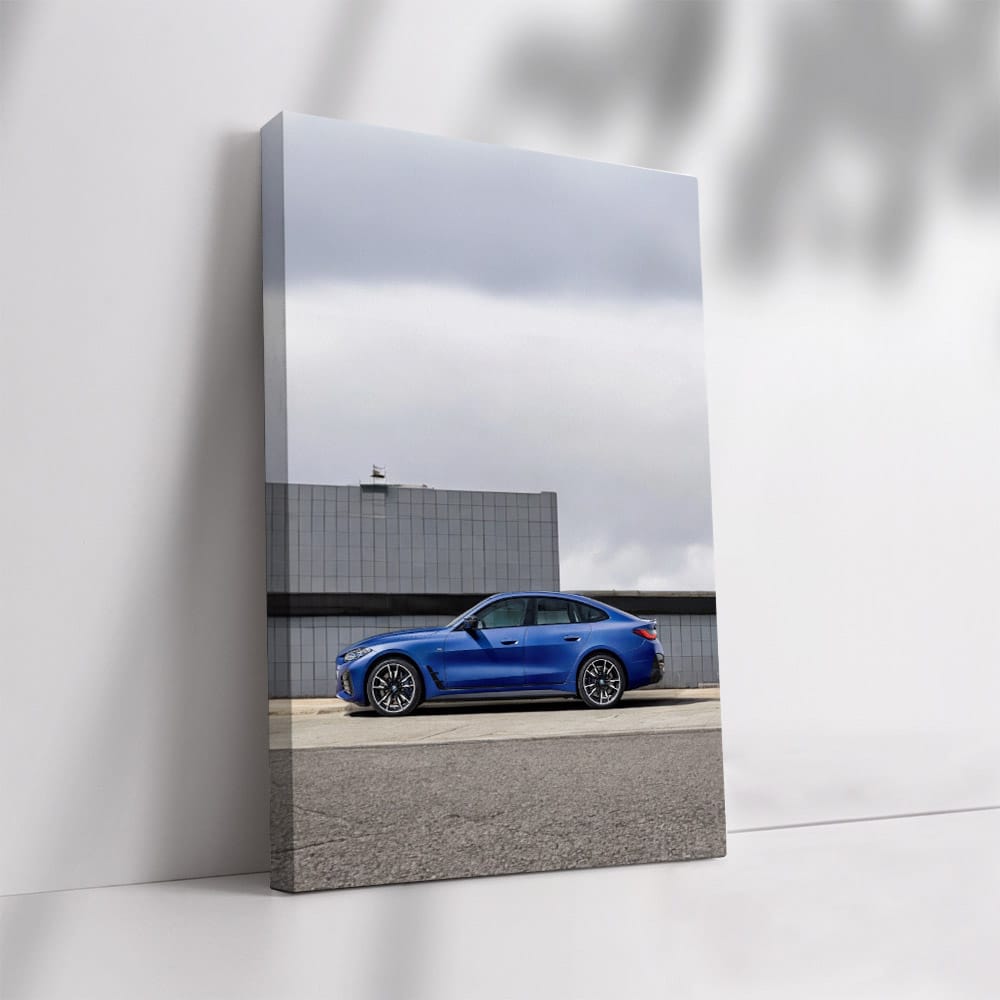 BMW i4 M50 in Blue - Dynamic Elegance in Motion