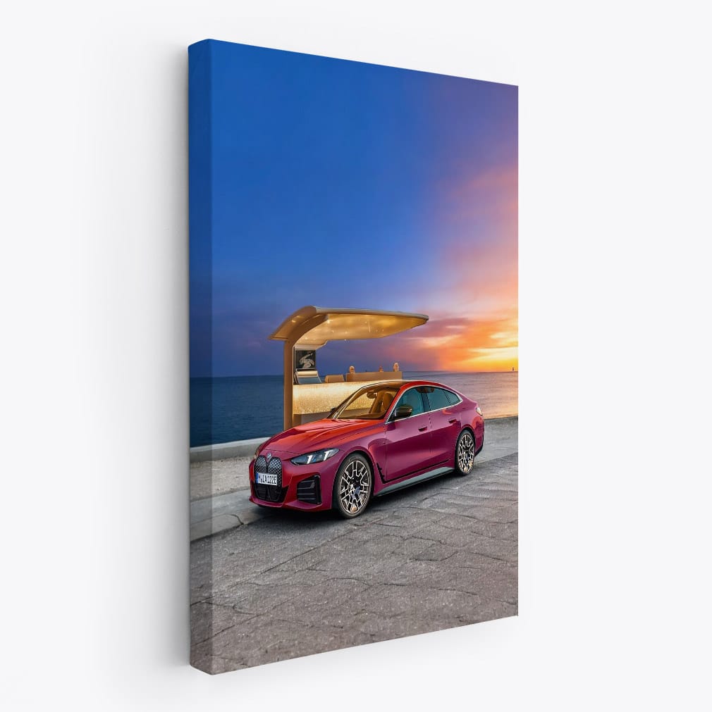 BMW i4 M50 Electric in Pink - Power Meets Elegance