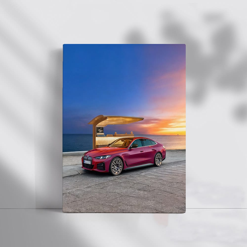 BMW i4 M50 Electric in Pink - Power Meets Elegance