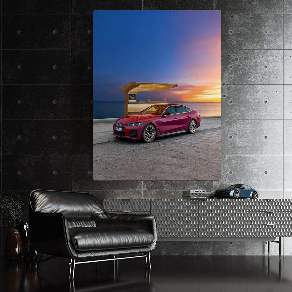 BMW i4 M50 Electric in Pink - Power Meets Elegance