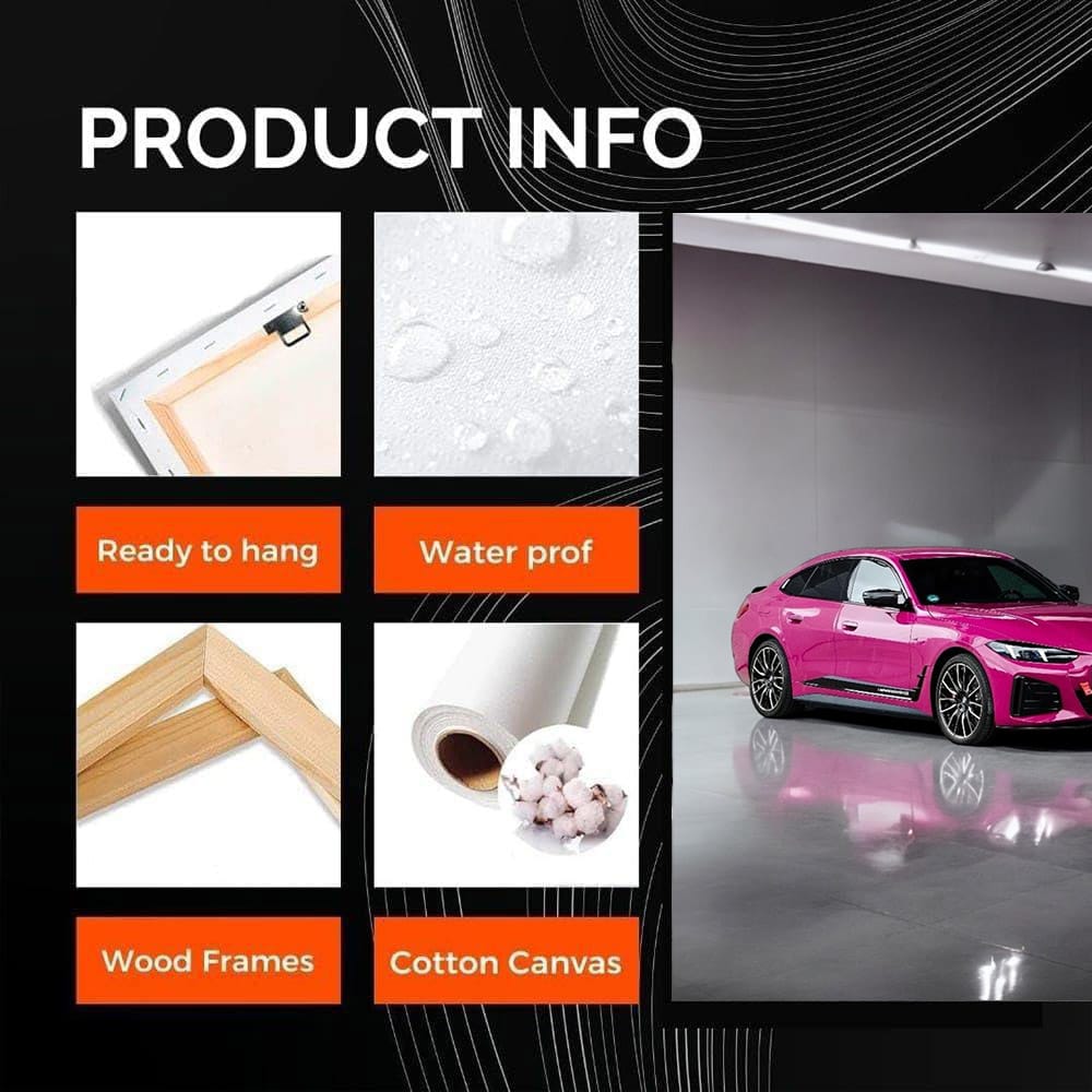 Vibrant Pink BMW i4 M50 - Electrifying Performance