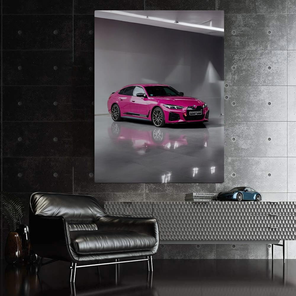 Vibrant Pink BMW i4 M50 - Electrifying Performance
