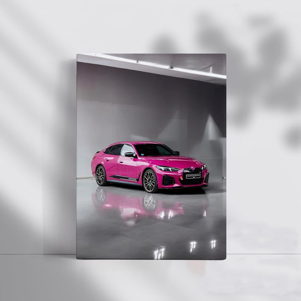 Vibrant Pink BMW i4 M50 - Electrifying Performance