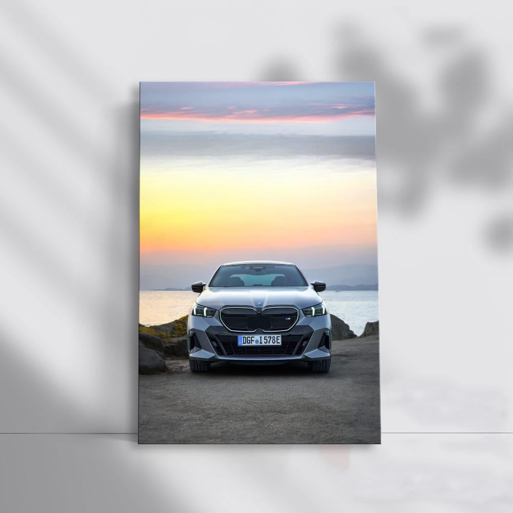 BMW i5 M60 xDrive Sedan at Sunset - Electrifying Elegance