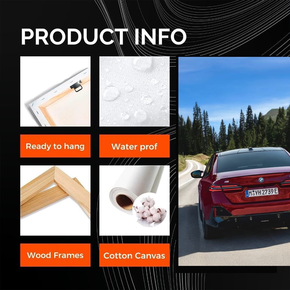 BMW i5 M60 xDrive Sedan Red - Sporty Elegance Redefined
