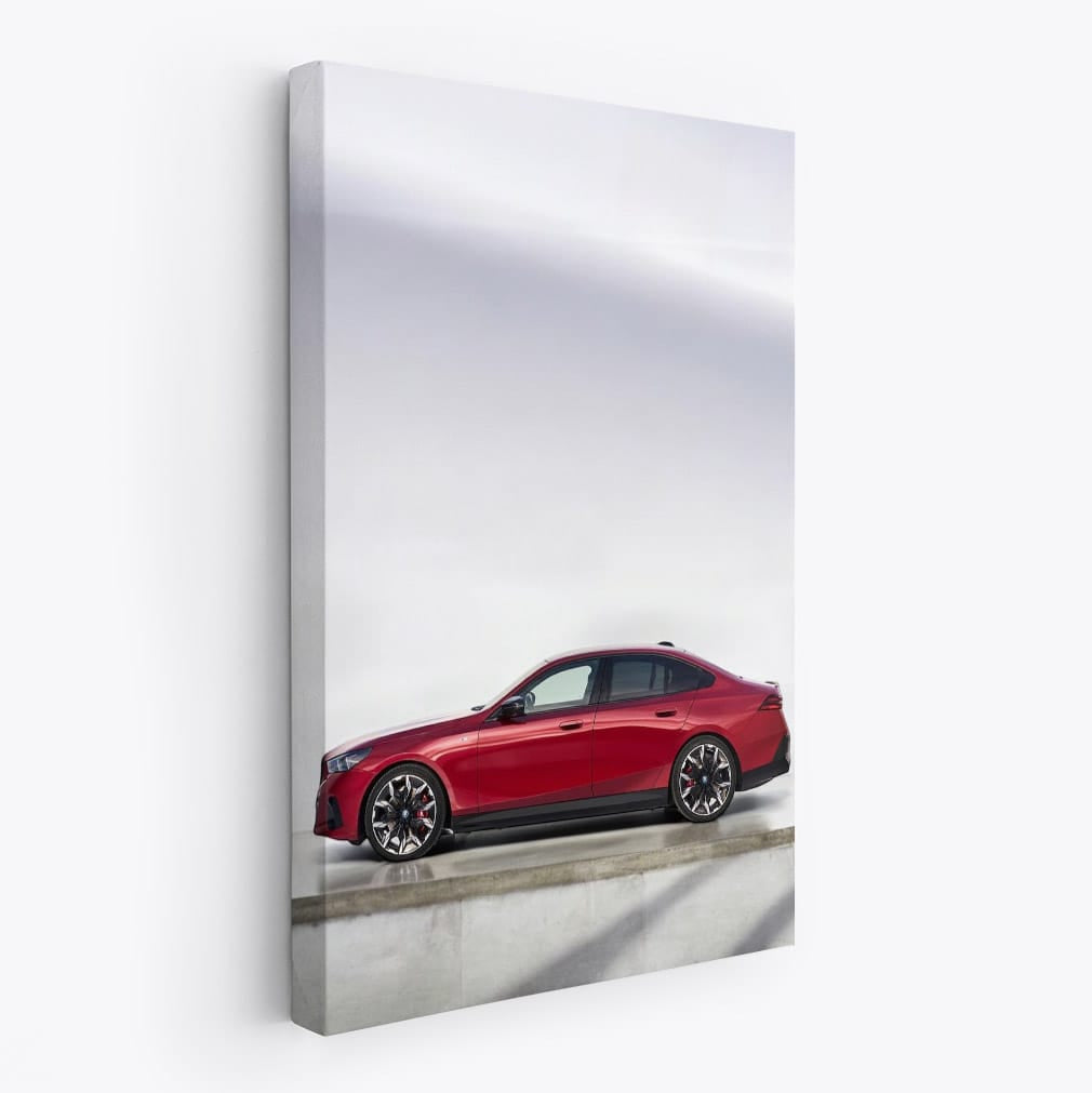 BMW i5 M60 xDrive Red - Dynamic Elegance in Motion