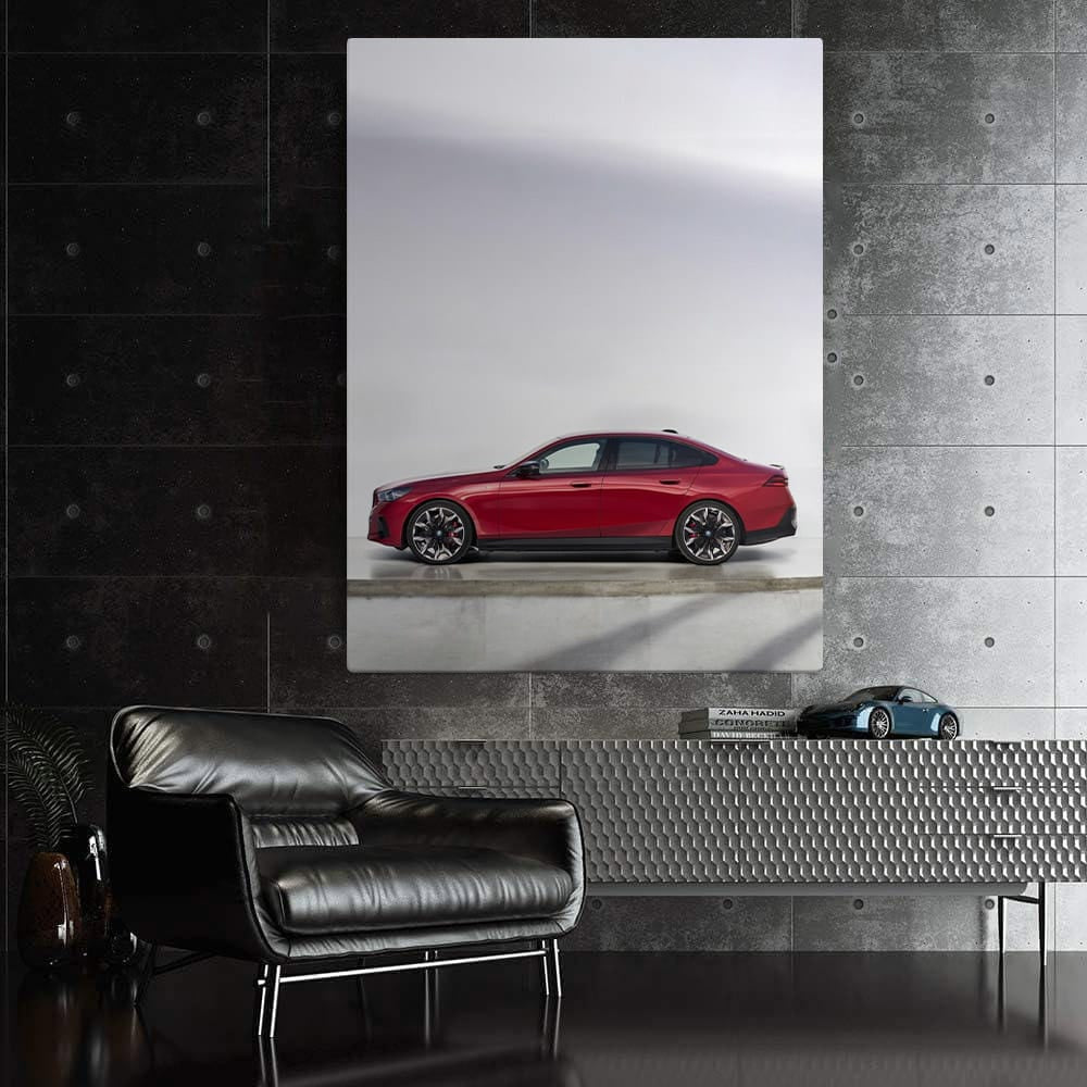 BMW i5 M60 xDrive Red - Dynamic Elegance in Motion