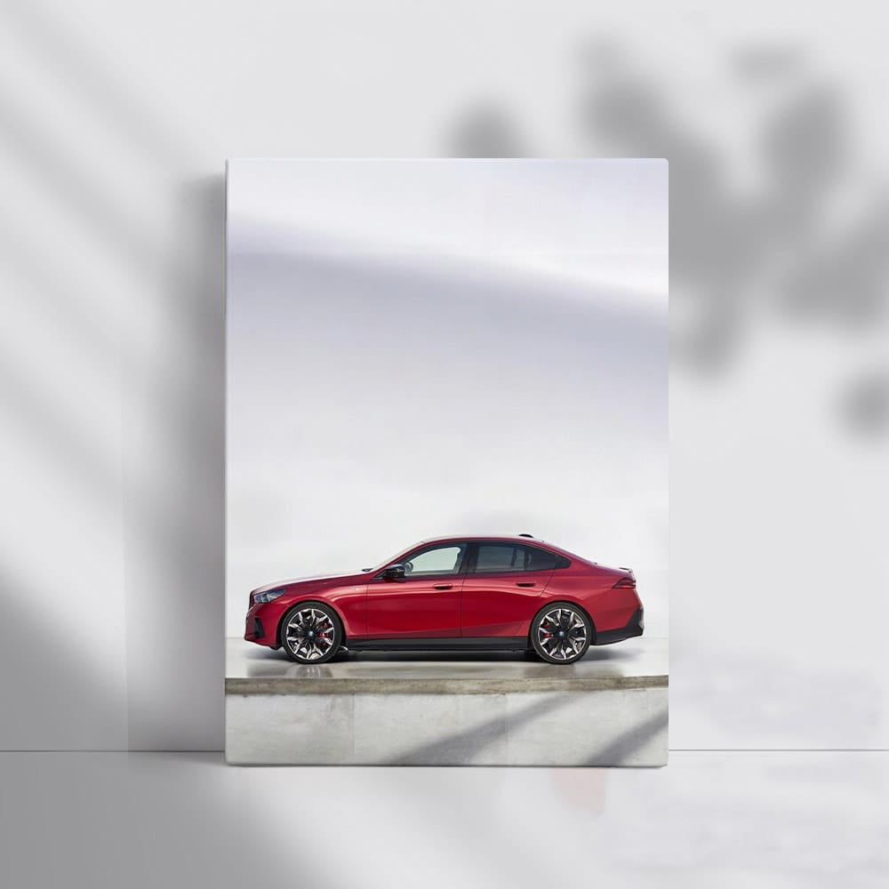 BMW i5 M60 xDrive Red - Dynamic Elegance in Motion