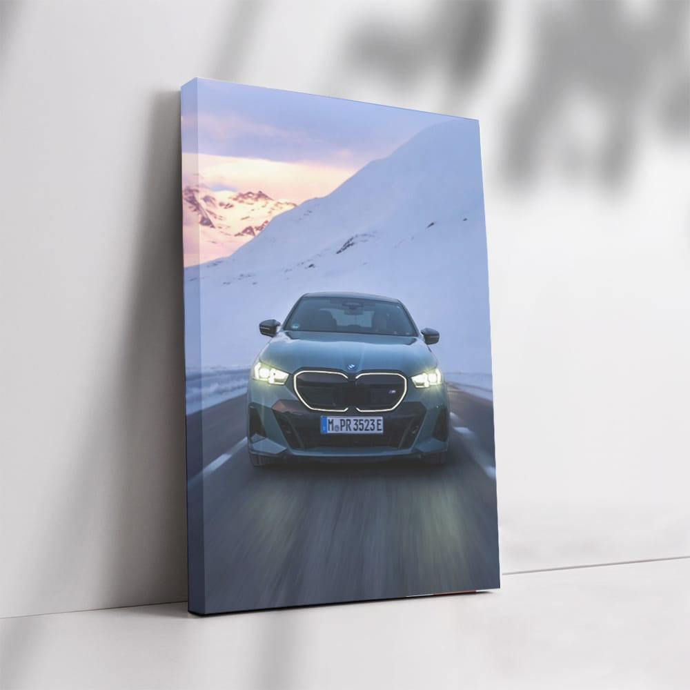 Dynamic BMW i5 M60 xDrive on Move - Power Meets Elegance