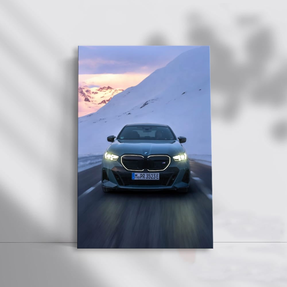 Dynamic BMW i5 M60 xDrive on Move - Power Meets Elegance