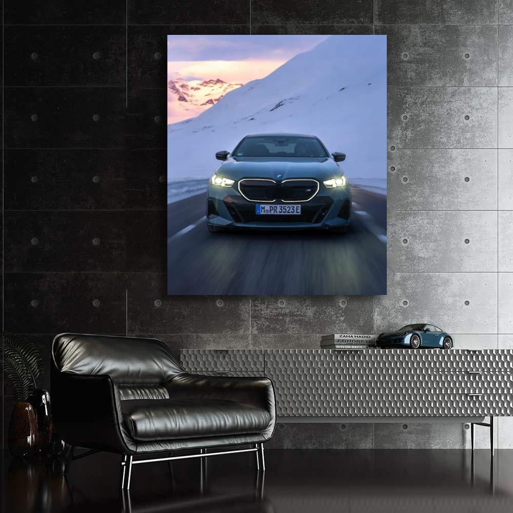 Dynamic BMW i5 M60 xDrive on Move - Power Meets Elegance