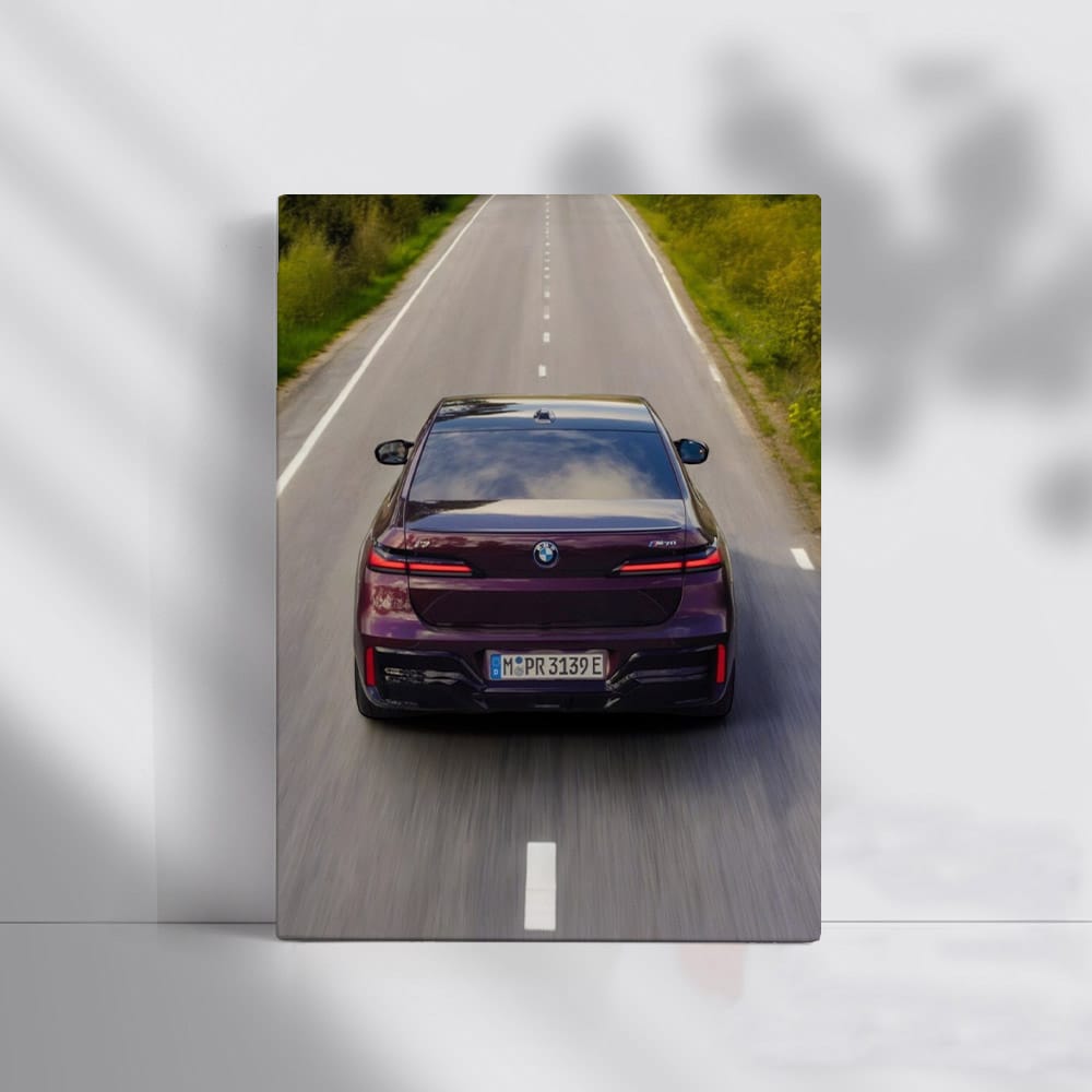 Purple BMW i7 M70 xDrive - Luxury Meets Power in Style