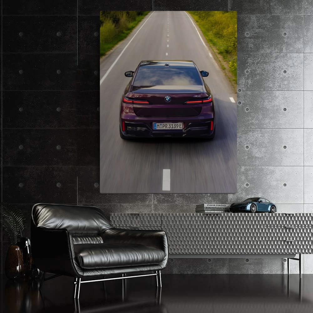 Purple BMW i7 M70 xDrive - Luxury Meets Power in Style