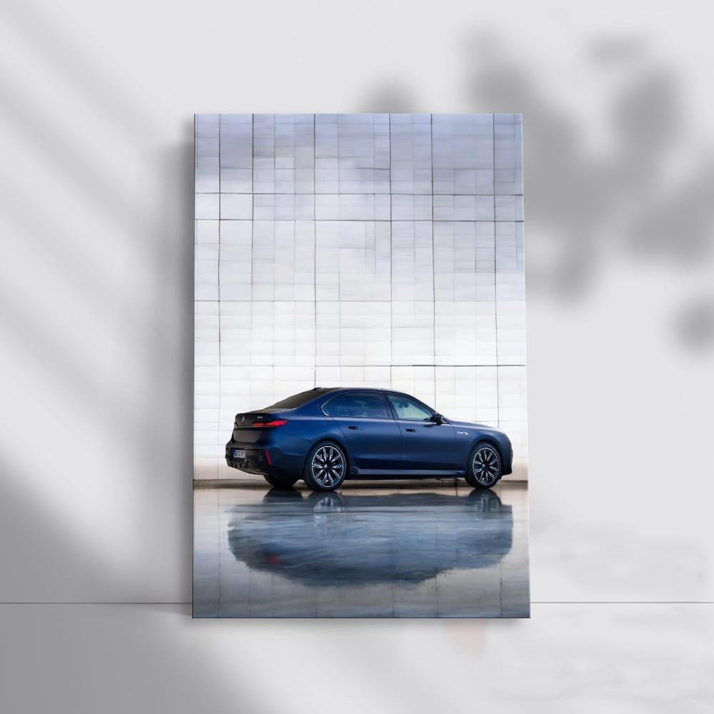 BMW i7 Car in Unique Color - Luxury Electric Sedan