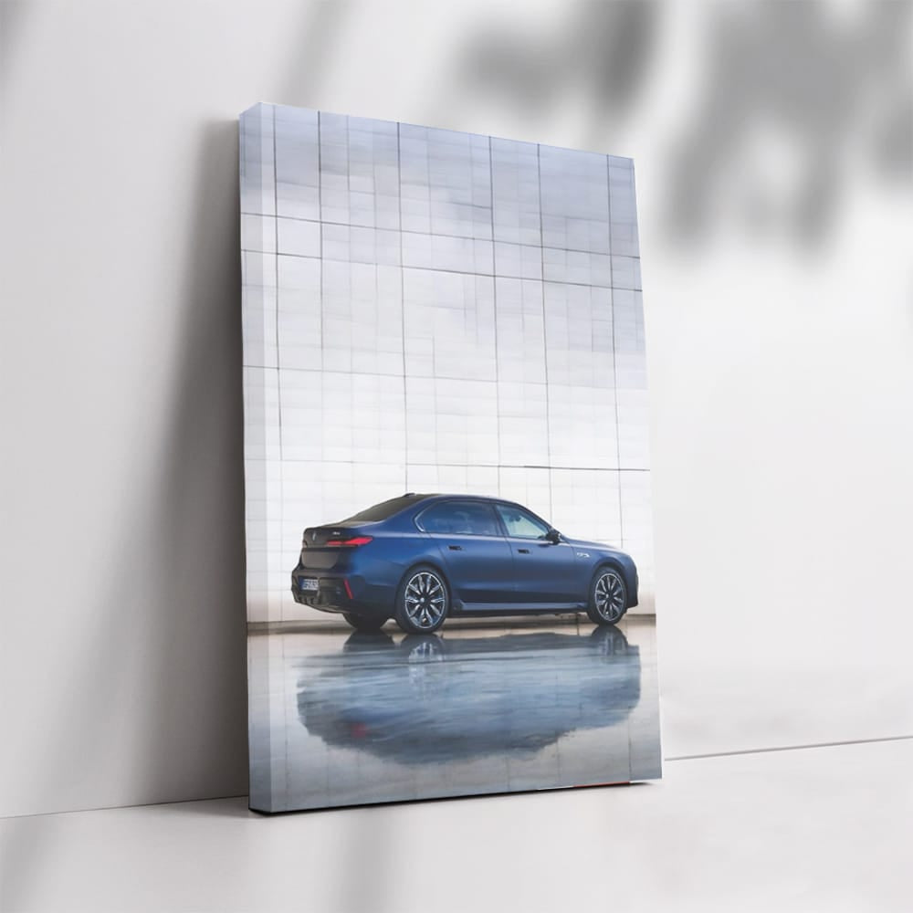 BMW i7 Car in Unique Color - Luxury Electric Sedan