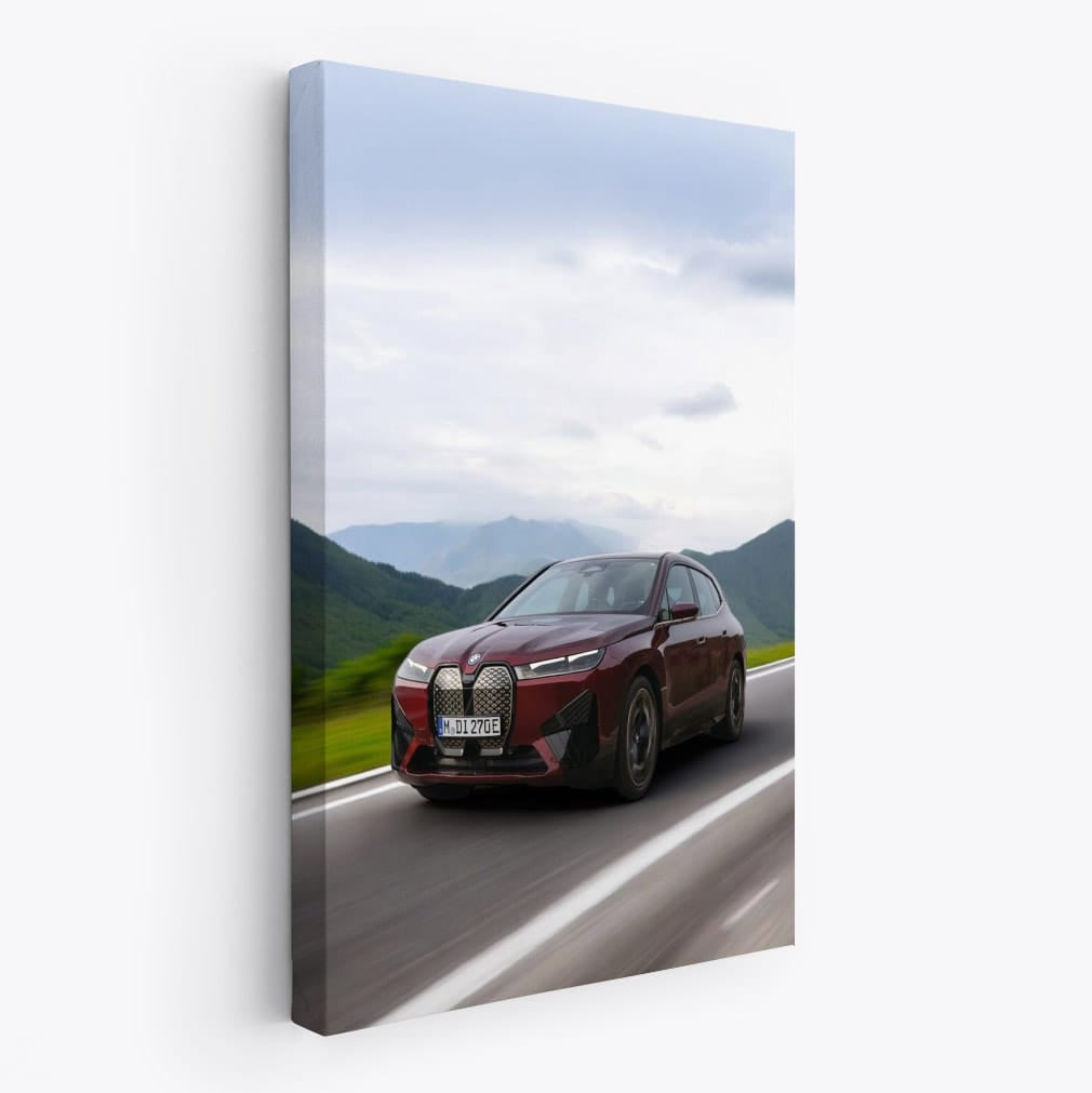 Radiant Red BMW i7: Electrifying Elegance in Motion
