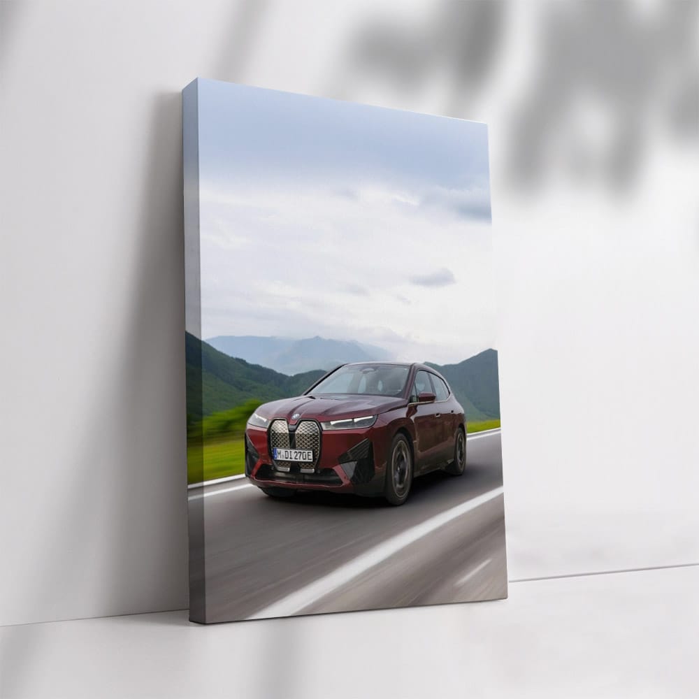 Radiant Red BMW i7: Electrifying Elegance in Motion