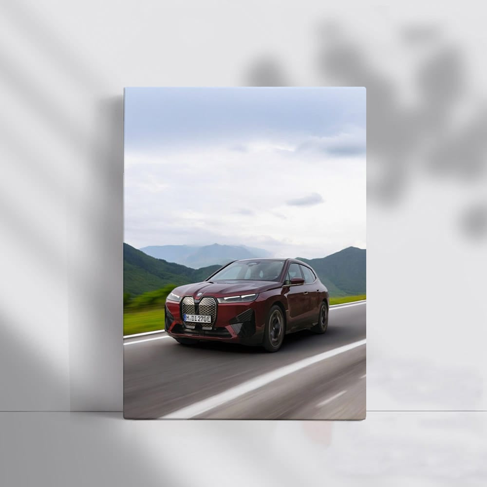 Radiant Red BMW i7: Electrifying Elegance in Motion
