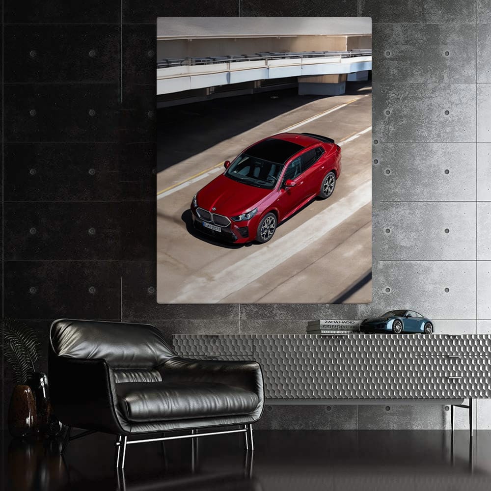 BMW iX2 in Red - Dynamic Electric Elegance