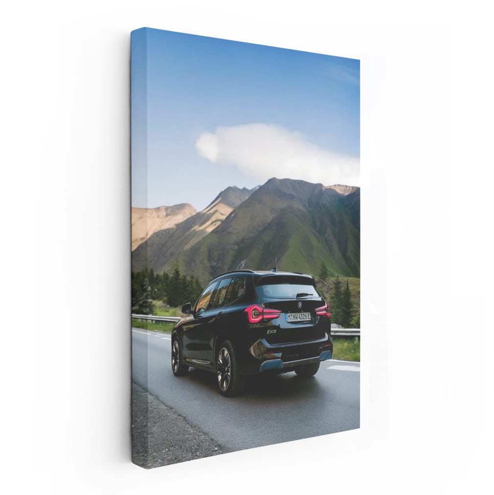 Bmw Ix3 Black Wall Art