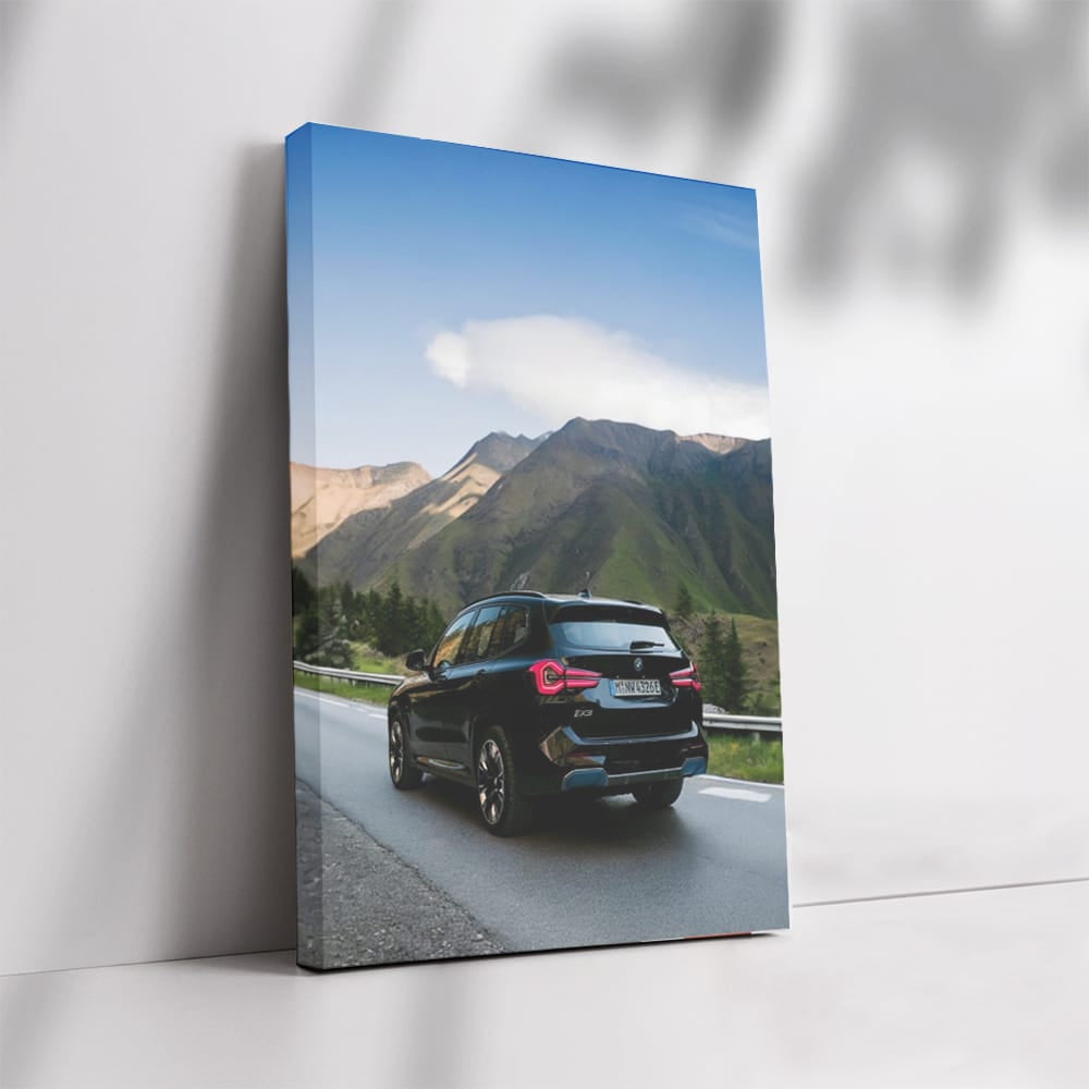 Bmw Ix3 Black Wall Art